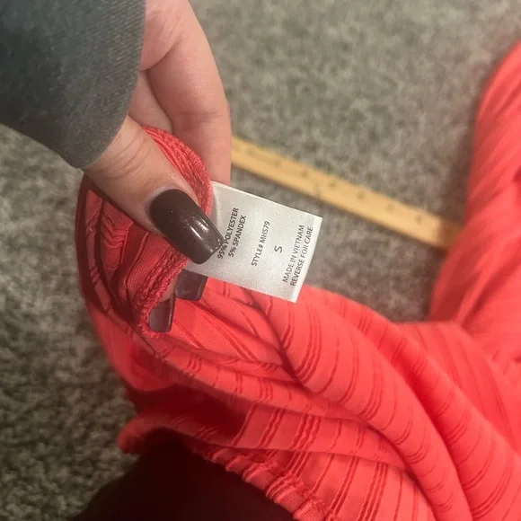 Andree By Unit Pink Ribbed Sleeveless Midi Dress Women’s Size Small - Picture 7 of 7